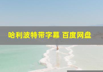 哈利波特带字幕 百度网盘